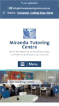 Mobile Screenshot of mirandatutoringcentre.com.au